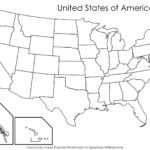 Blank United States Map With Capitals – Bing Images | Kids Intended For Blank Template Of The United States