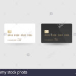 Blank White Credit Card Mockup Isolated, Clipping Path Intended For Credit Card Templates For Sale