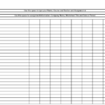 Blank+10+Column+Worksheet+Template | Clever House Ideas Within Blank Table Of Contents Template Pdf