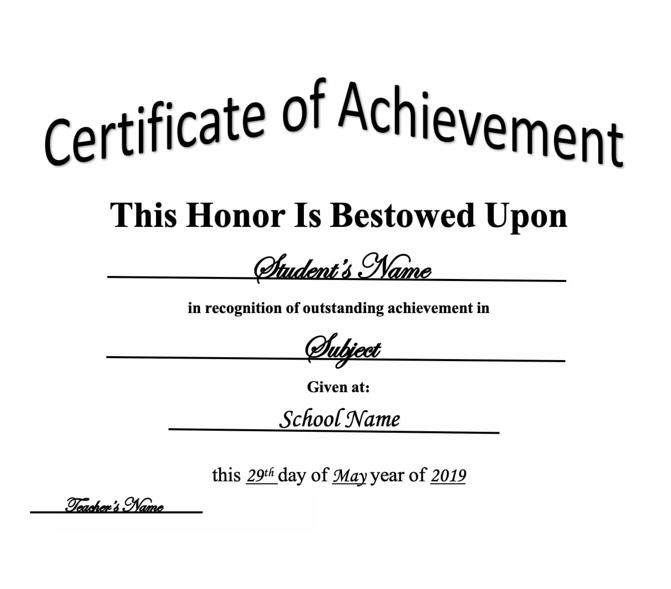 Blog – Elementary Depot In Student Of The Year Award Certificate Templates