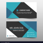 Blue Corporate Business Card Name Card Template Throughout Buisness Card Template