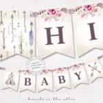 Bohemian Alphabet Party Banner Throughout Bride To Be Banner Template