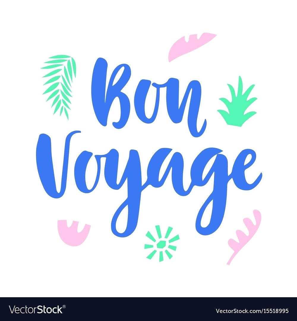 Bon Voyage Card Template – Verypage.co Regarding Bon Voyage Card Template