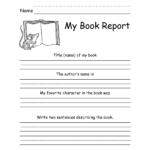 Book Report Forms For 2Nd Grade – Google Search | Homeschool For 1St Grade Book Report Template