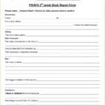 Book Report Template 4Th Grade Biography Free Printable Inside 4Th Grade Book Report Template