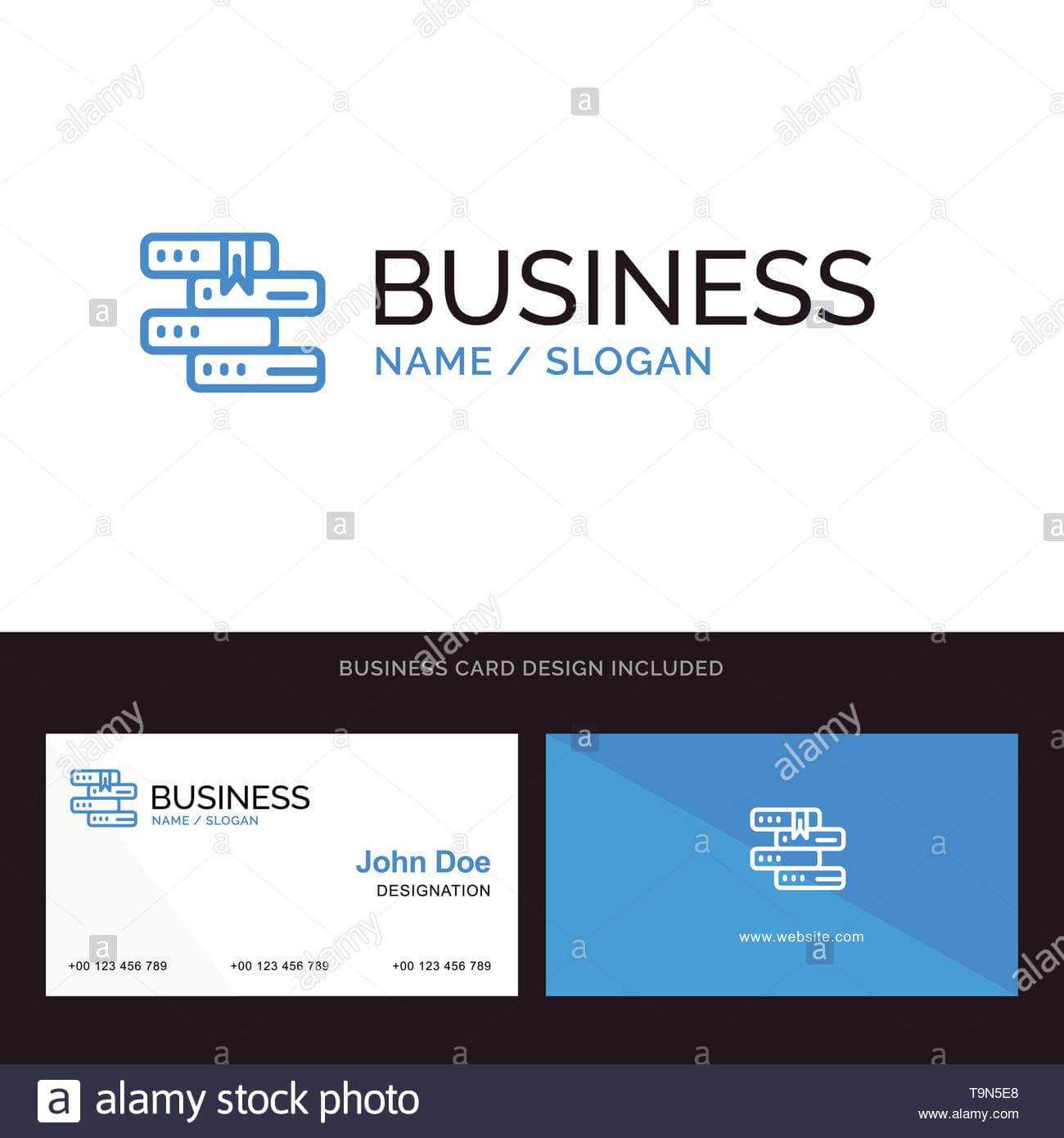 Books, Education, Library, Study Blue Business Logo And Intended For Library Catalog Card Template