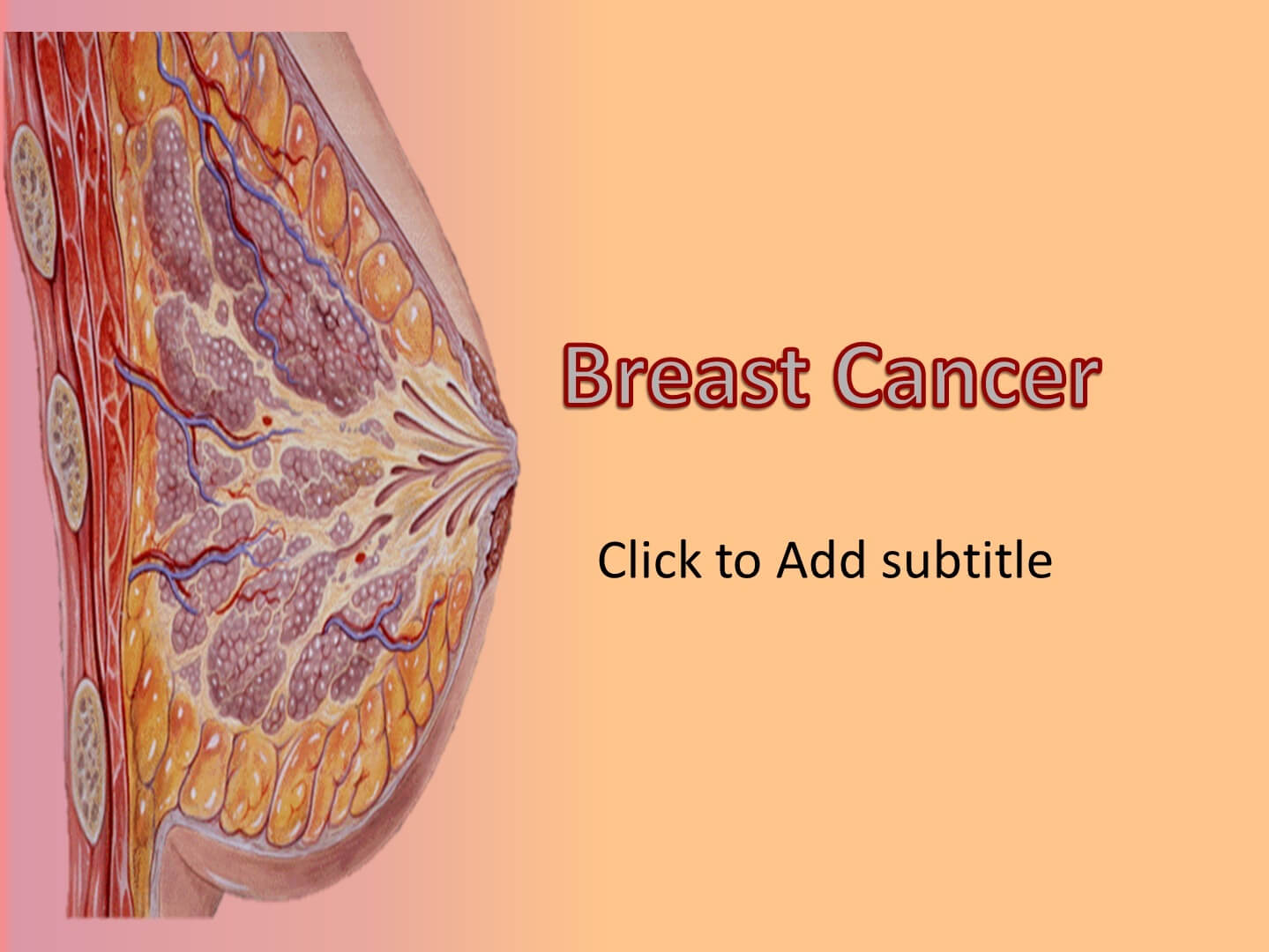 Breast Cancer – Animated Powerpoint Template ~ Free Medical Pertaining To Free Breast Cancer Powerpoint Templates