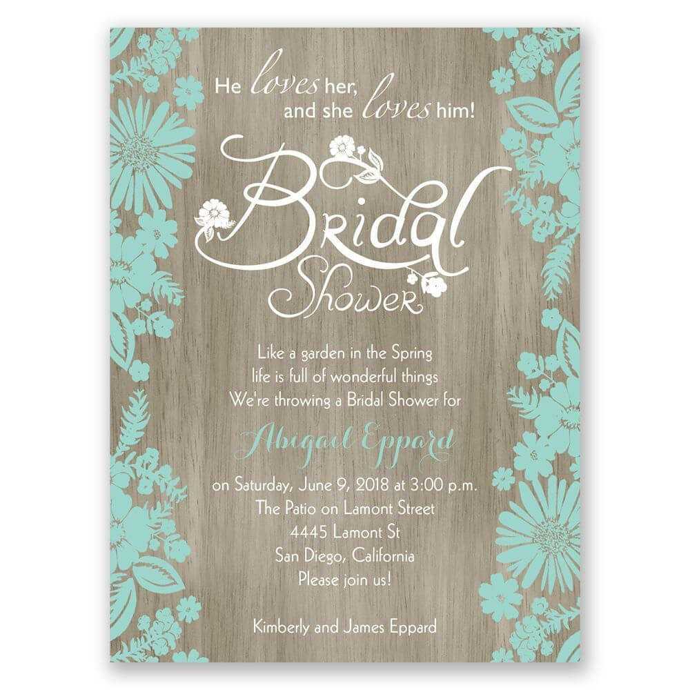 Bridal Shower Invitations Blank Templates | Bridal Shower Regarding Blank Bridal Shower Invitations Templates