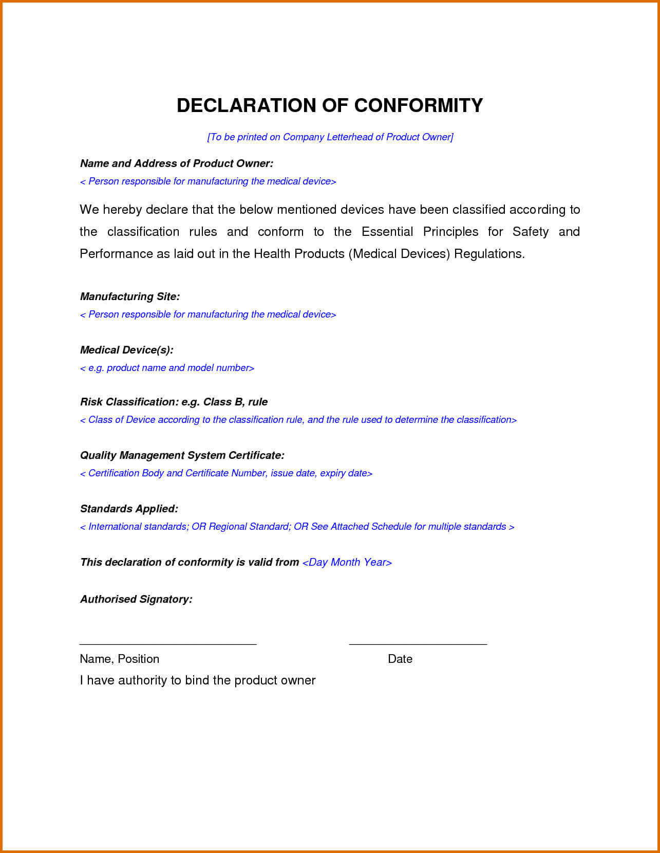 Brilliant Ideas For Certificate Of Manufacture Template On Within Certificate Of Manufacture Template