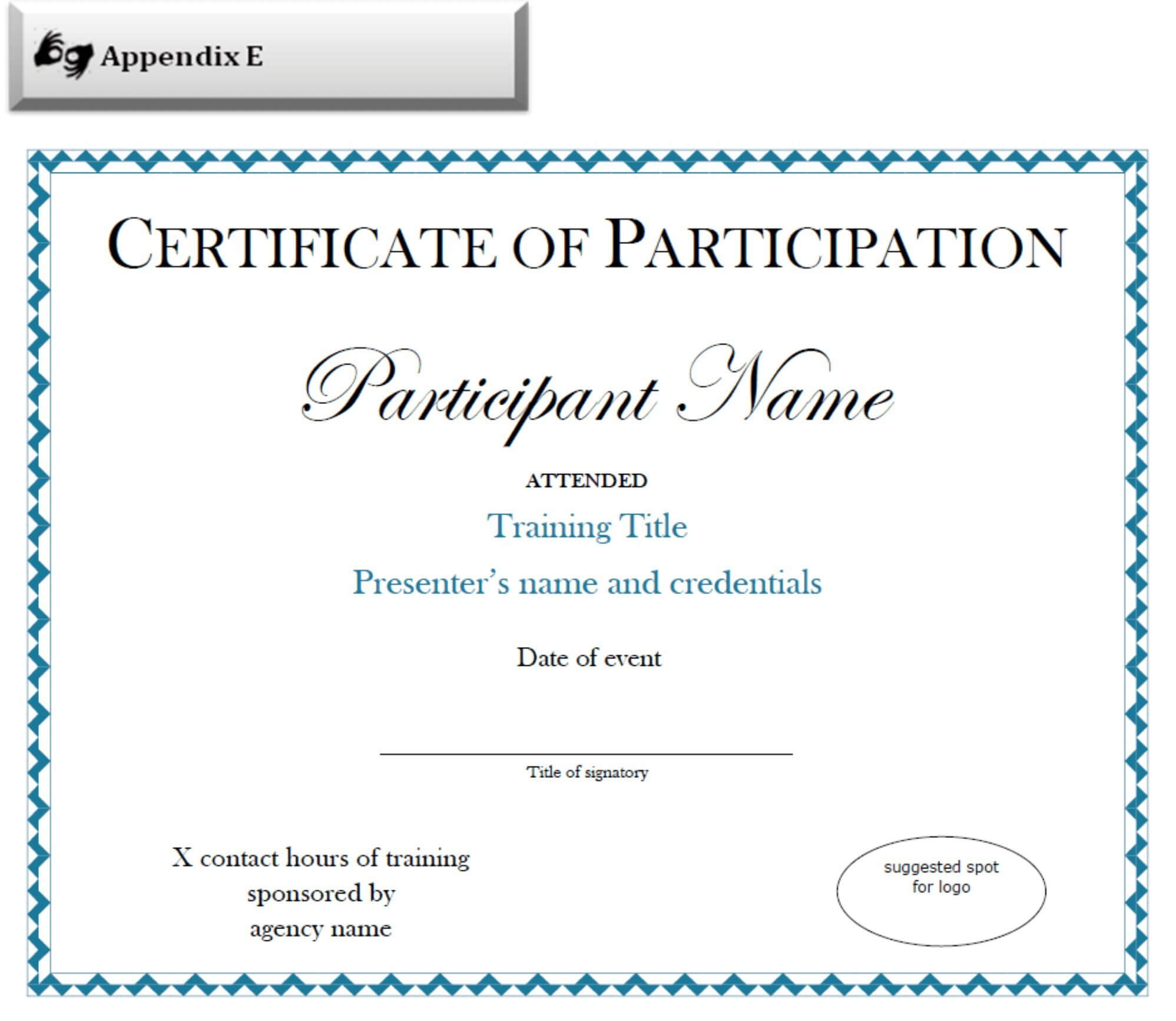 Brilliant Ideas For Conference Participation Certificate Regarding Conference Participation Certificate Template
