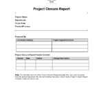 Brilliant Ideas For Project Closure Report Template Also With Regard To Closure Report Template