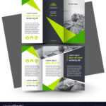 Brochure Design Template Creative Tri Fold Green For E Brochure Design Templates