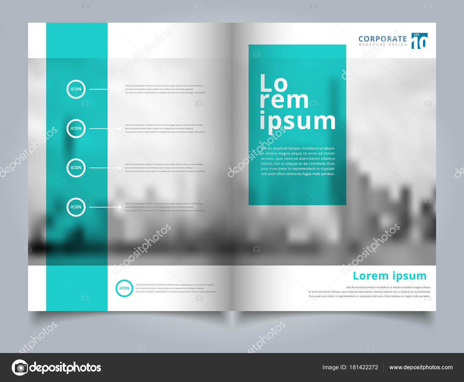 Brochure Layout Design Template, Annual Report, Leaflet Regarding Ind Annual Report Template
