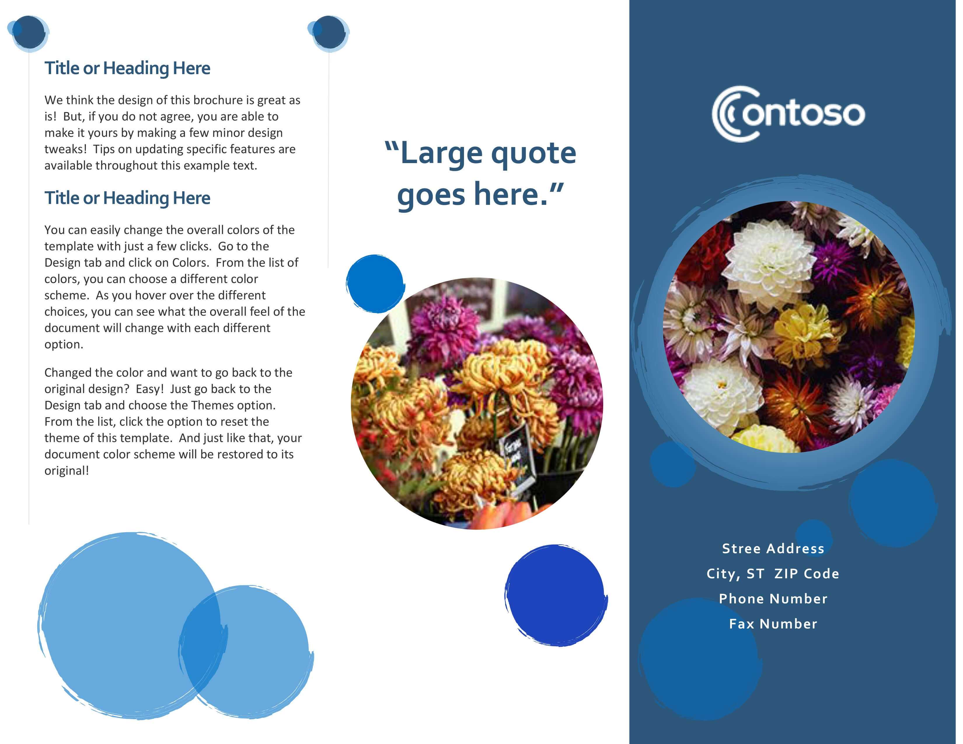 Brochures - Office For Brochure Template On Microsoft Word