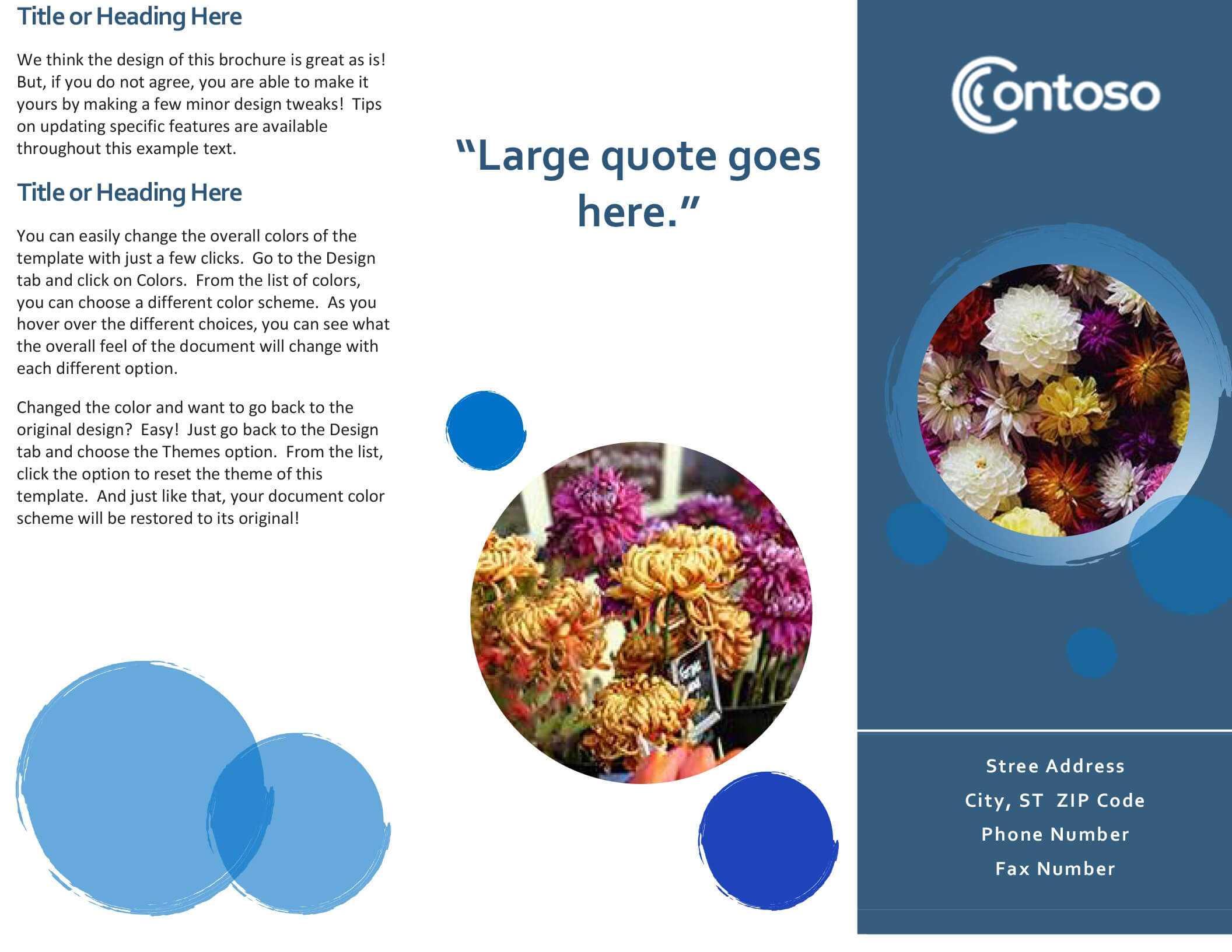 Brochures – Office Regarding Office Word Brochure Template