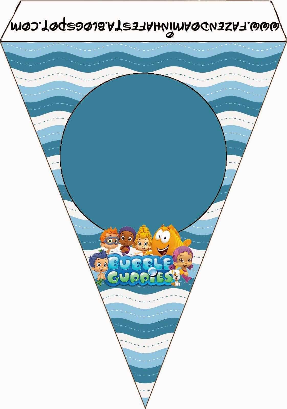 Bubble Guppies Free Party Printables. | Happy Birthday To Pertaining To Bubble Guppies Birthday Banner Template