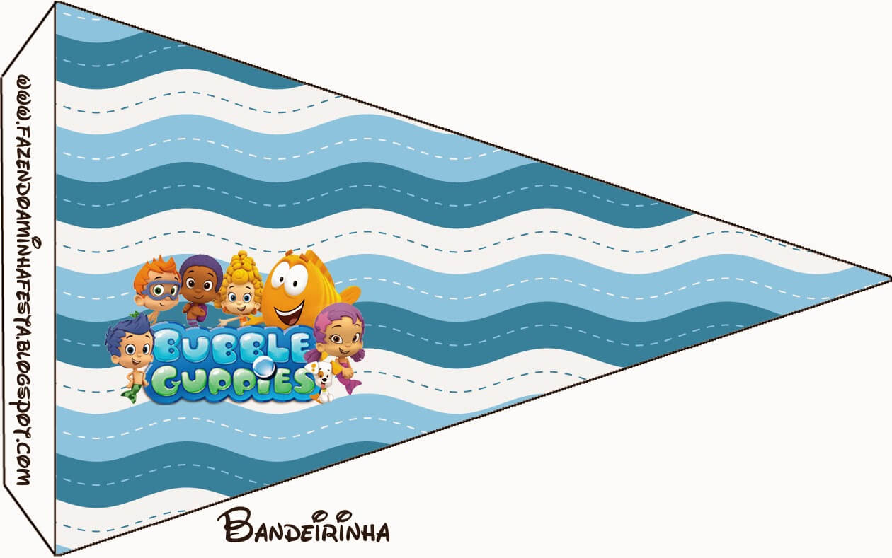 Bubble Guppies Free Party Printables. – Oh My Fiesta! In English Within Bubble Guppies Birthday Banner Template