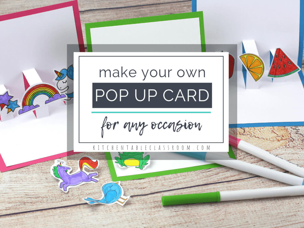 Build Your Own 3D Card With Free Pop Up Card Templates - The In Popup Card Template Free