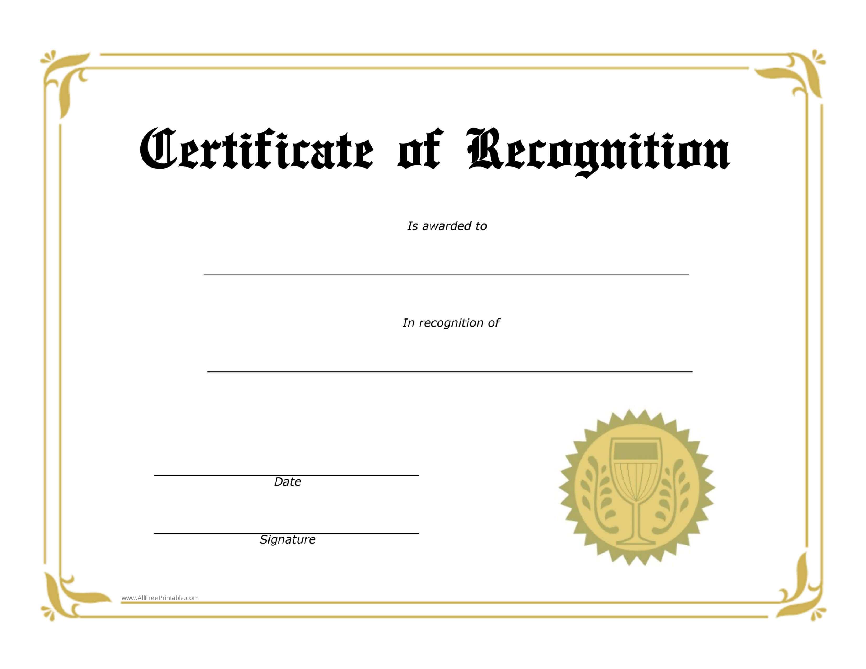 Bunch Ideas For Safety Recognition Certificate Template Of For Safety Recognition Certificate Template