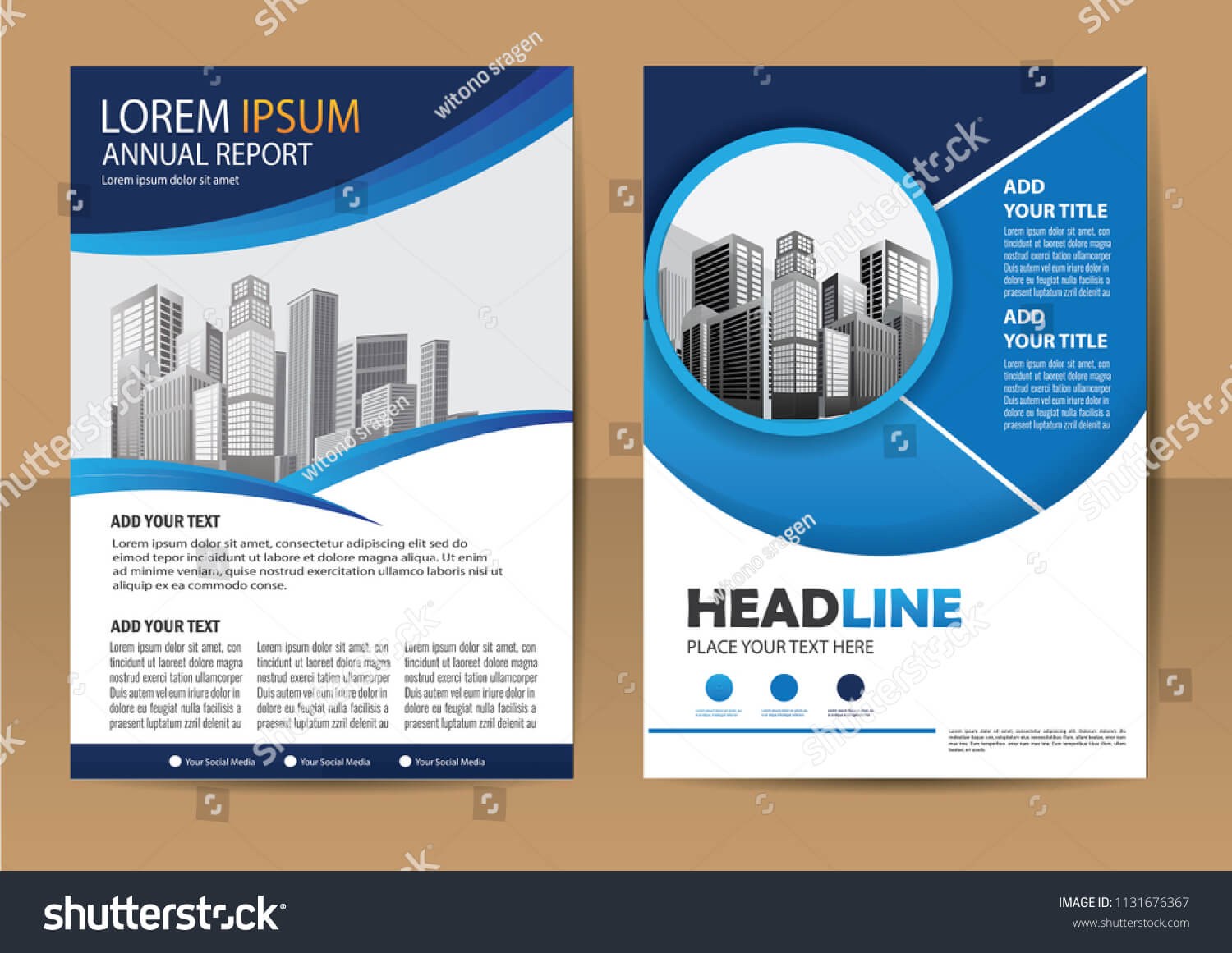 Business Abstract Vector Template Brochure Design Stock Within Ind Annual Report Template