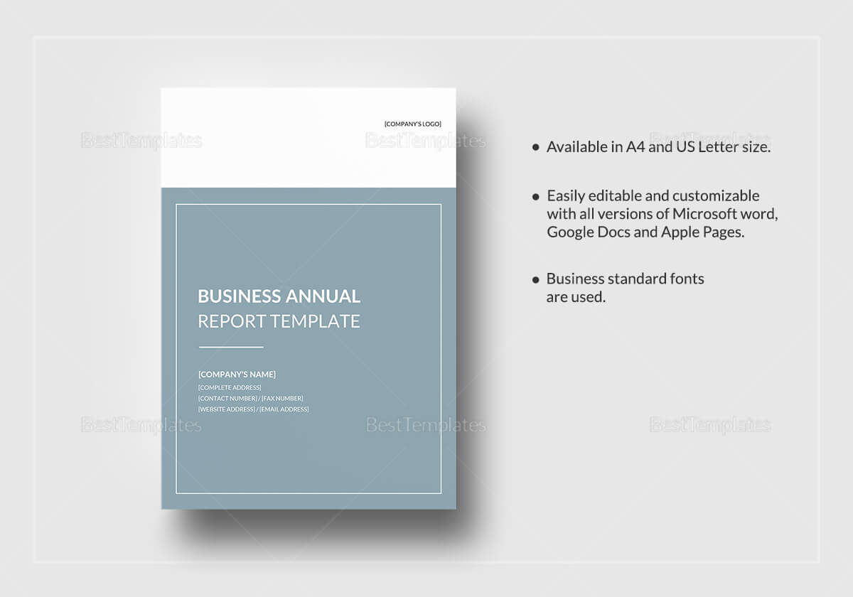Business Annual Report Template Regarding Word Annual Report Template