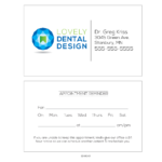 Business Card Appointment Reminder Card Templates – Gargle Within Dentist Appointment Card Template
