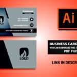 Business Card Design Vector File Free Download | Illustrator Cc Tutorial  2017 In Visiting Card Illustrator Templates Download