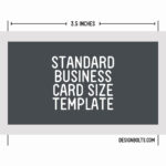 Business Card Format Size | Uunilohi Intended For Business Card Template Size Photoshop