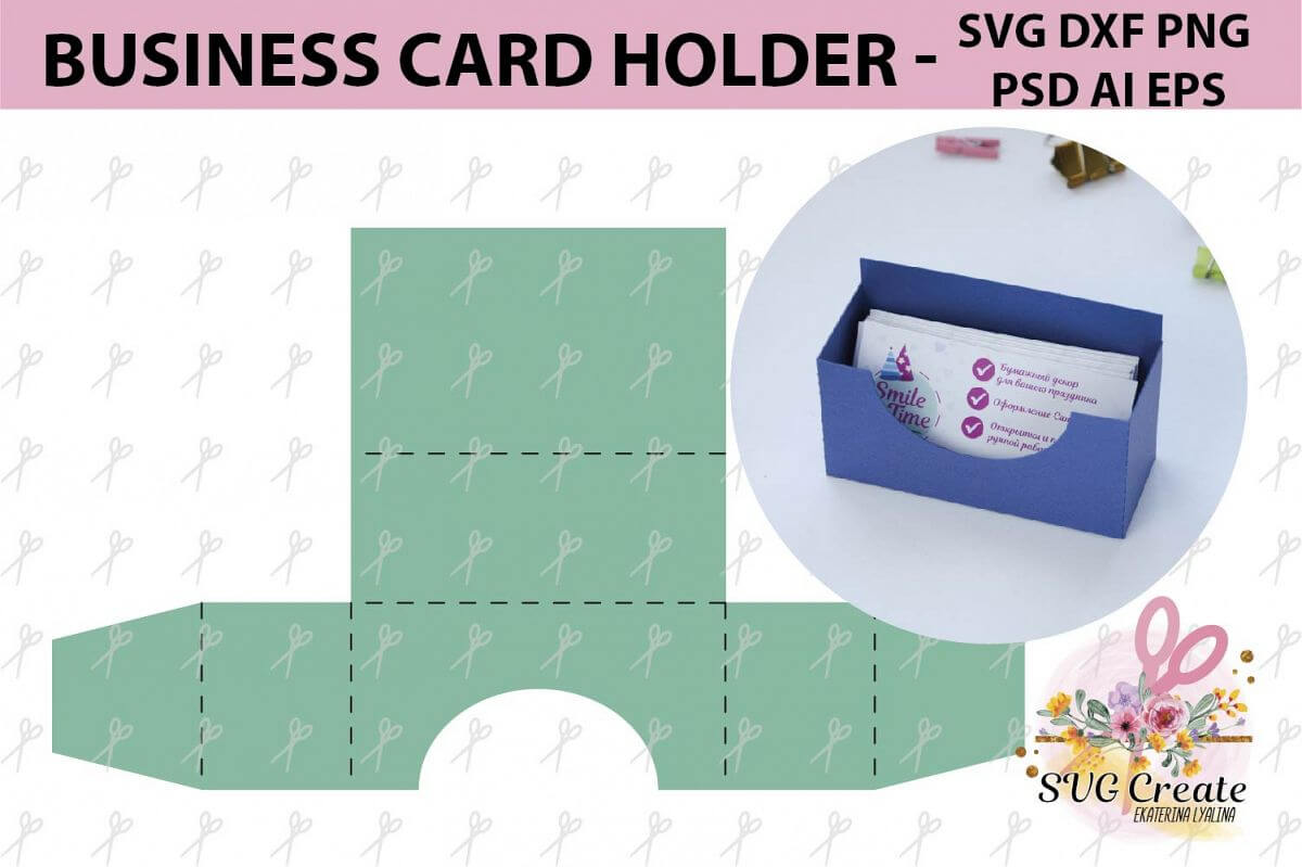 Business Card Holder Template Stand Paper Organiser Box Within Card Stand Template