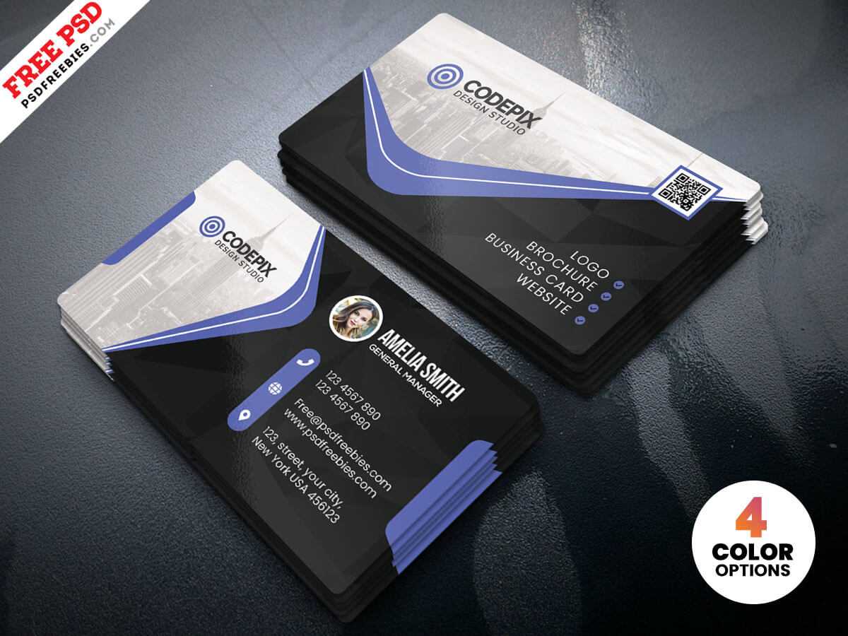 Business Card Psd Templatepsd Freebies On Dribbble Pertaining To Visiting Card Psd Template