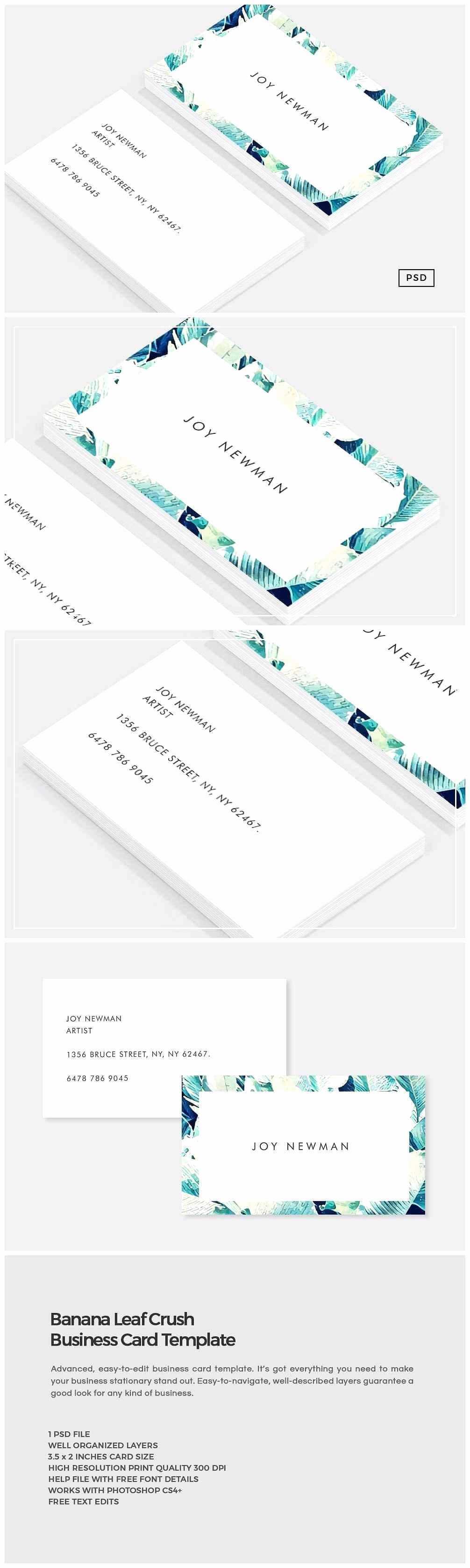 Business Card Size Photoshop Template – 10+ Professional Throughout Business Card Template Size Photoshop