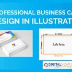 Business Card Size Standard Photoshop Inches Professional With Business Card Size Photoshop Template