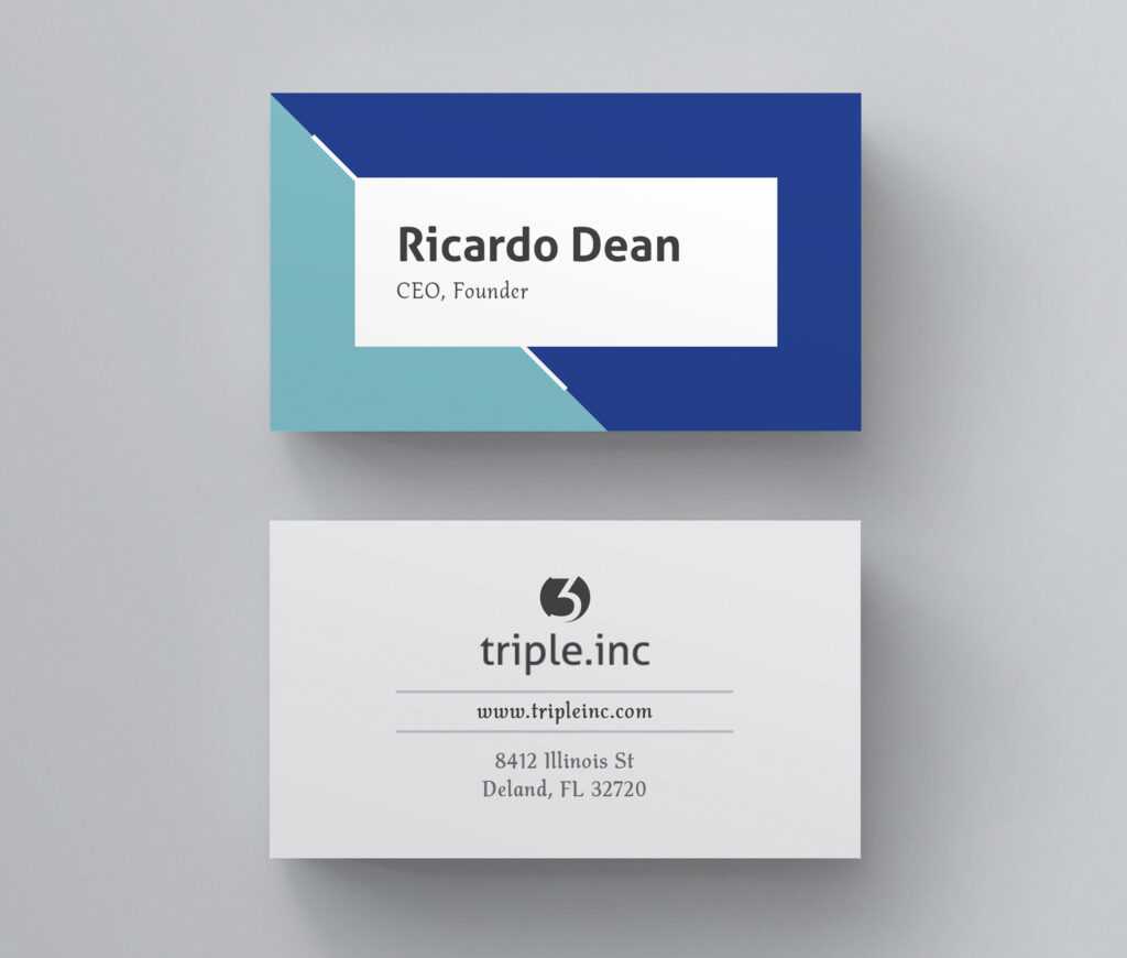 Business Card Template, Business Card Indesign, Ms Word Business Card