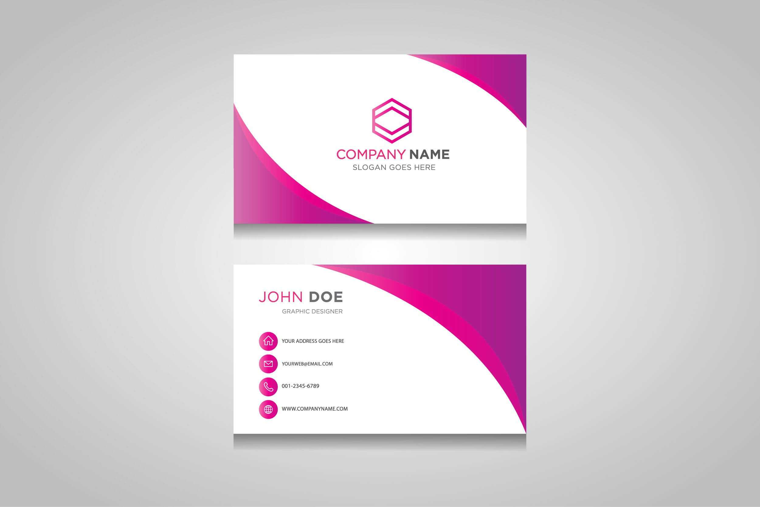 Business Card Template. Creative Business Card | Creative Throughout Business Card Maker Template