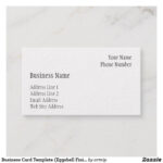 Business Card Template (Eggshell Finish) | Zazzle With Cards Against Humanity Template