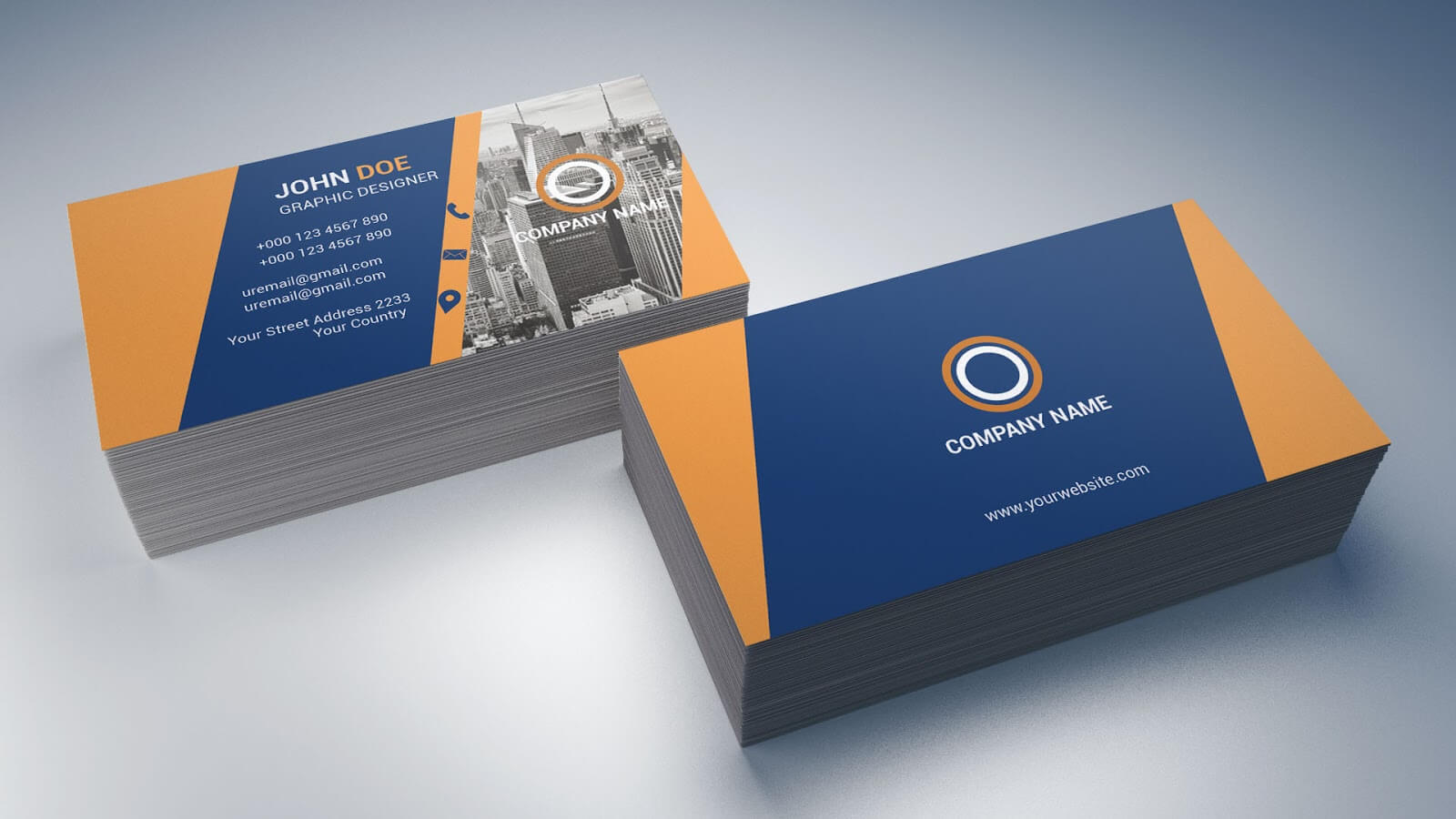 Business Card Template Free Download | Download Business Inside Name Card Template Psd Free Download