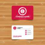 Business Card Template With Texture. Basketball Sign Icon. Sport.. Throughout Free Sports Card Template