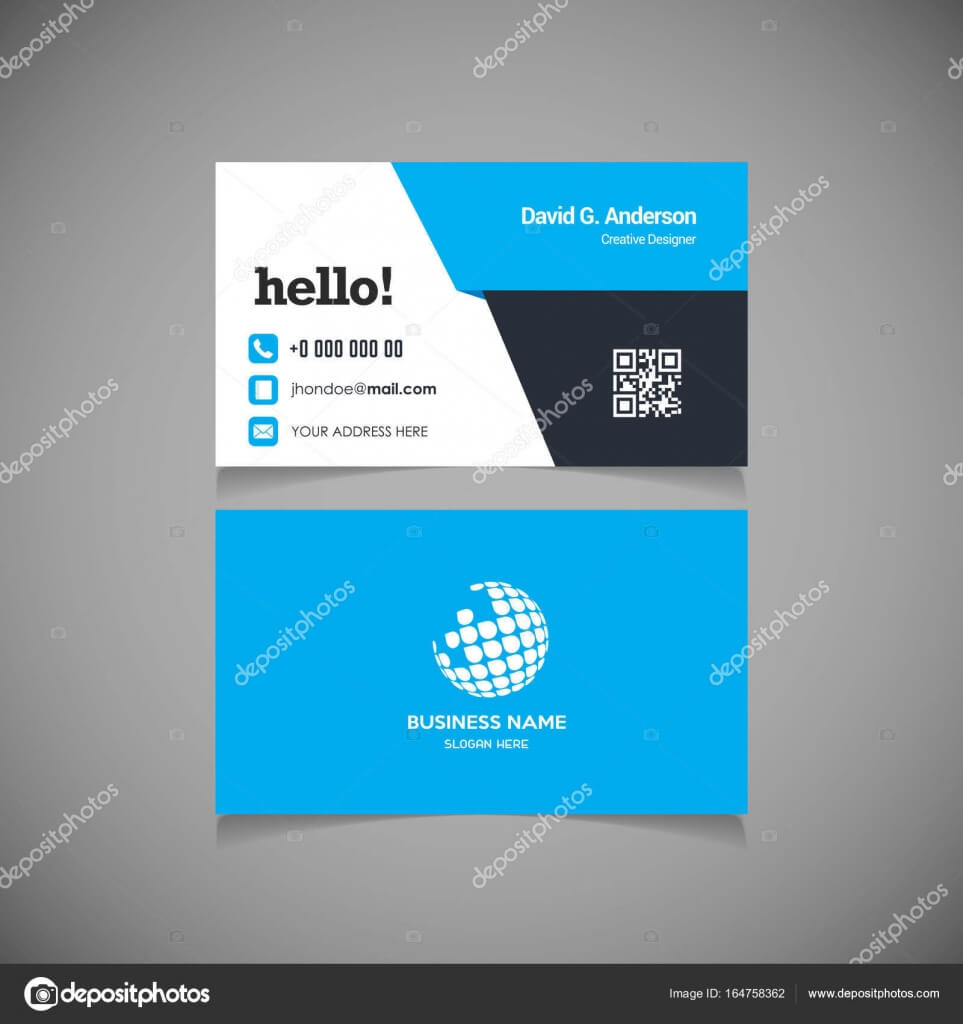 Business Card With Qr Code Template | Business Card Template Throughout Qr Code Business Card Template