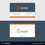 Business Cards Template For Real Estate Agency Inside Real Estate Agent Business Card Template