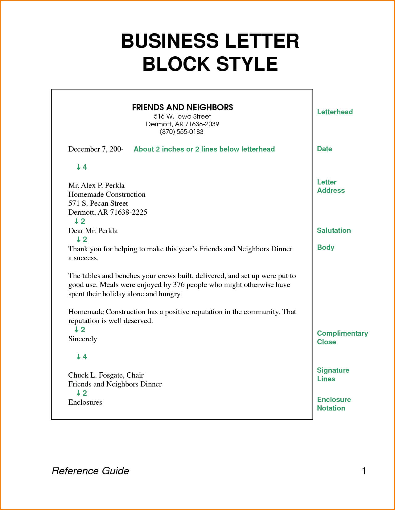 Business Letter Block Style Letters Format Download Free Pertaining To Modified Block Letter Template Word