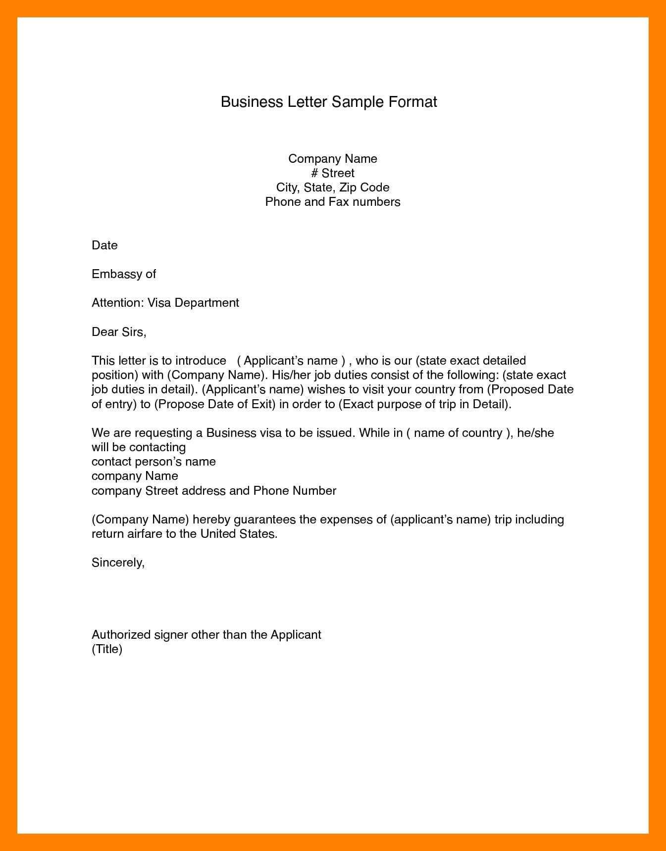 Business Letter Modified Block Format (6) | Manager Resume For Modified Block Letter Template Word