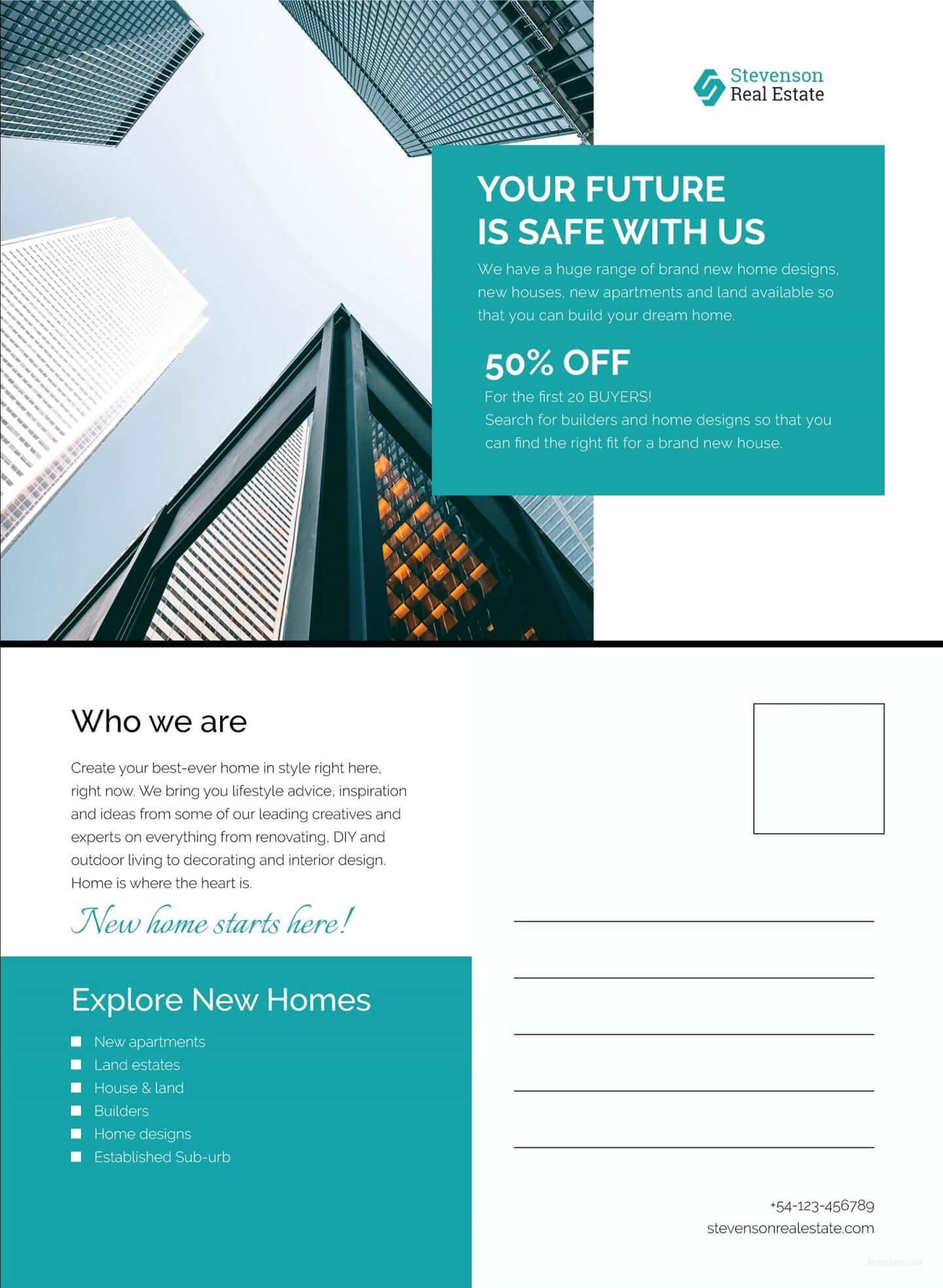 Business Postcards Templates Free Moving Best Professional With Free Moving House Cards Templates