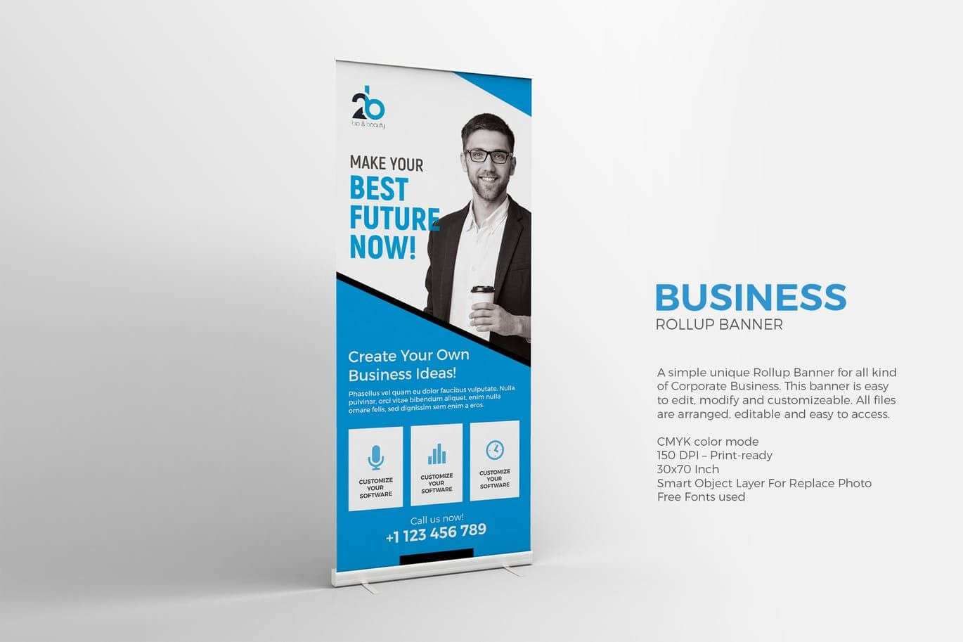 Business Roll Up Banner Template Psd | Roll Up Banner Design Intended For Retractable Banner Design Templates