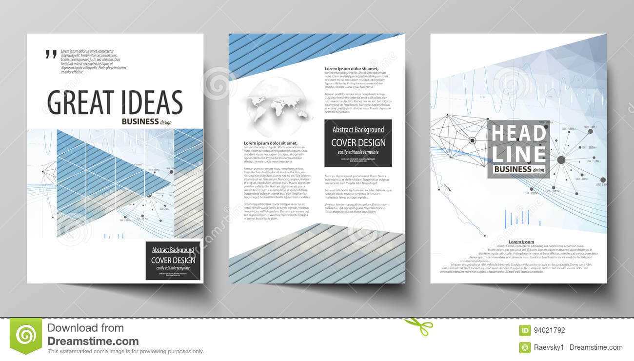 Business Templates For Brochure, Flyer, Annual Report. Cover Throughout Ind Annual Report Template