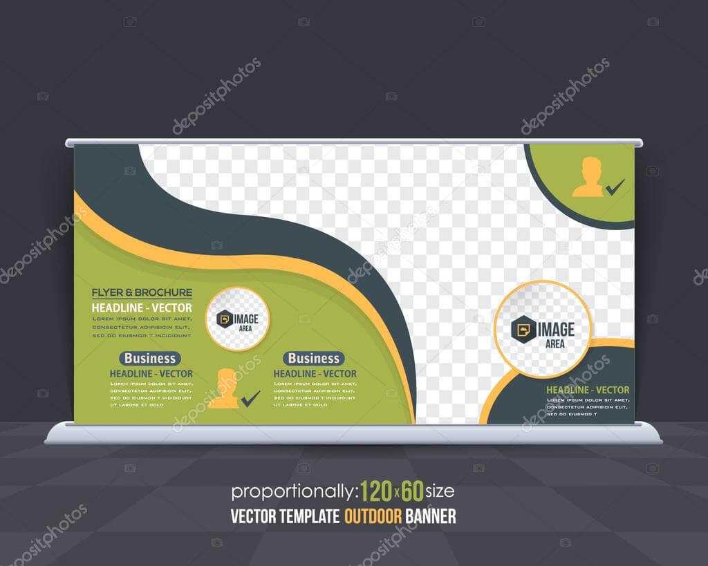 Business Theme Outdoor Banner Design, Advertising Vector In Outdoor Banner Design Templates