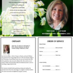 Butterfly Memorial Program | Memorials | Funeral Program Inside Remembrance Cards Template Free