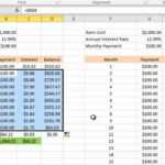 Calculating Credit Card Payments In Excel 2010 For Credit Card Interest Calculator Excel Template