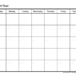 Calendar Templates Printable Free Fieldstation.co | Self For Blank Calander Template