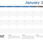 Calendars - Office regarding Microsoft Powerpoint Calendar Template