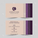 Calling Card Template For Business Man With Geometric Design Throughout Template For Calling Card